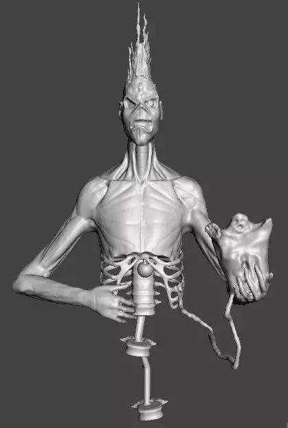 iron maiden seventh son 3D print model_0