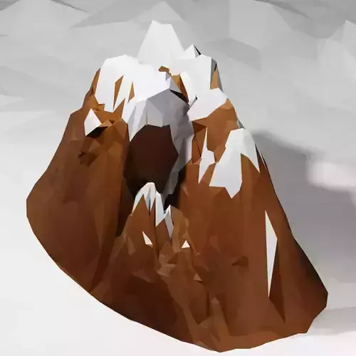 Low Poly Nature Mountain