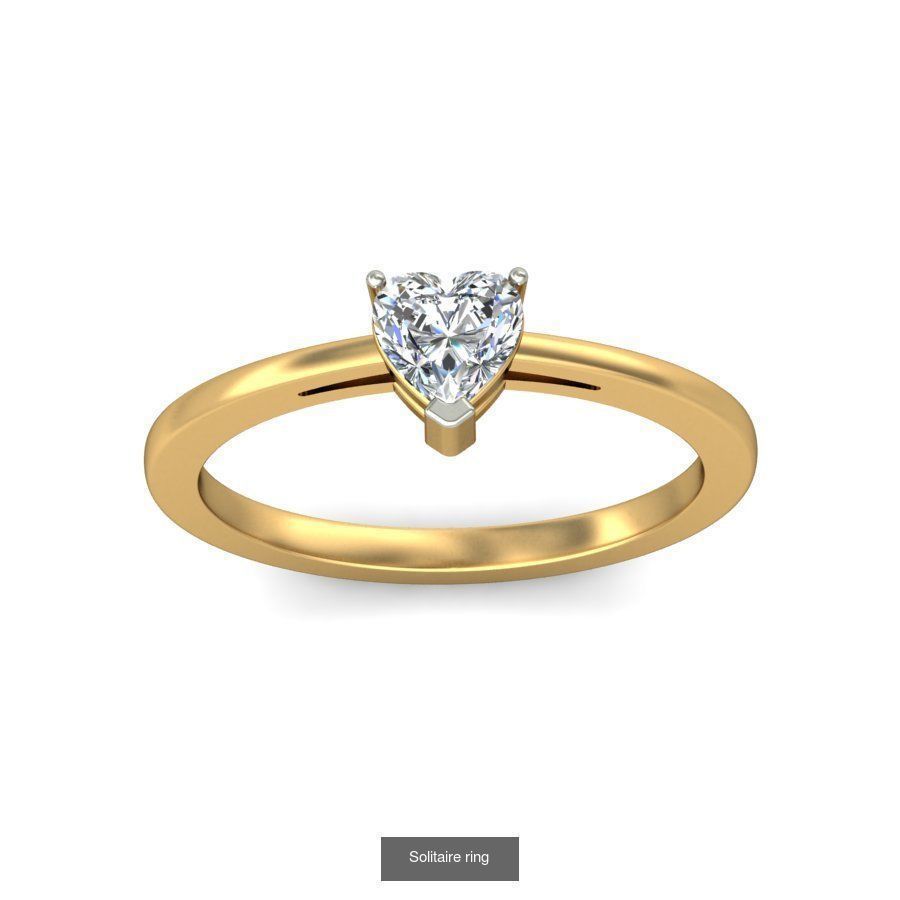 48 Solitaire ring 3D Model Collection_35