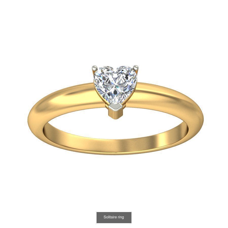 48 Solitaire ring 3D Model Collection_39
