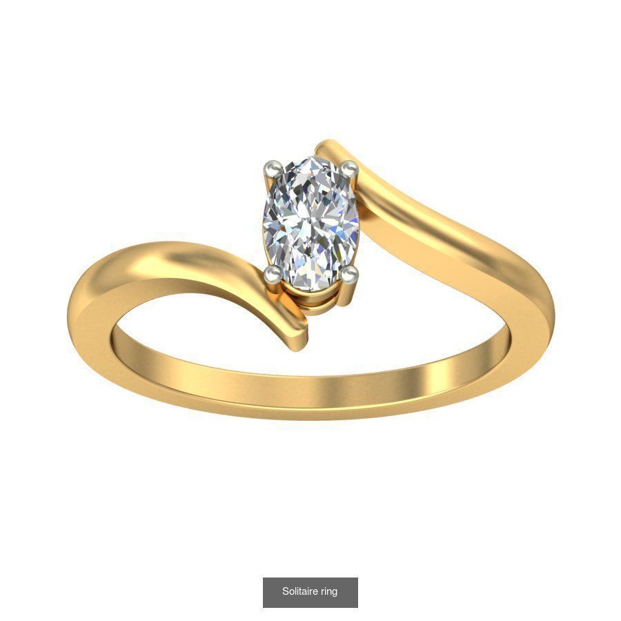 48 Solitaire ring 3D Model Collection_23