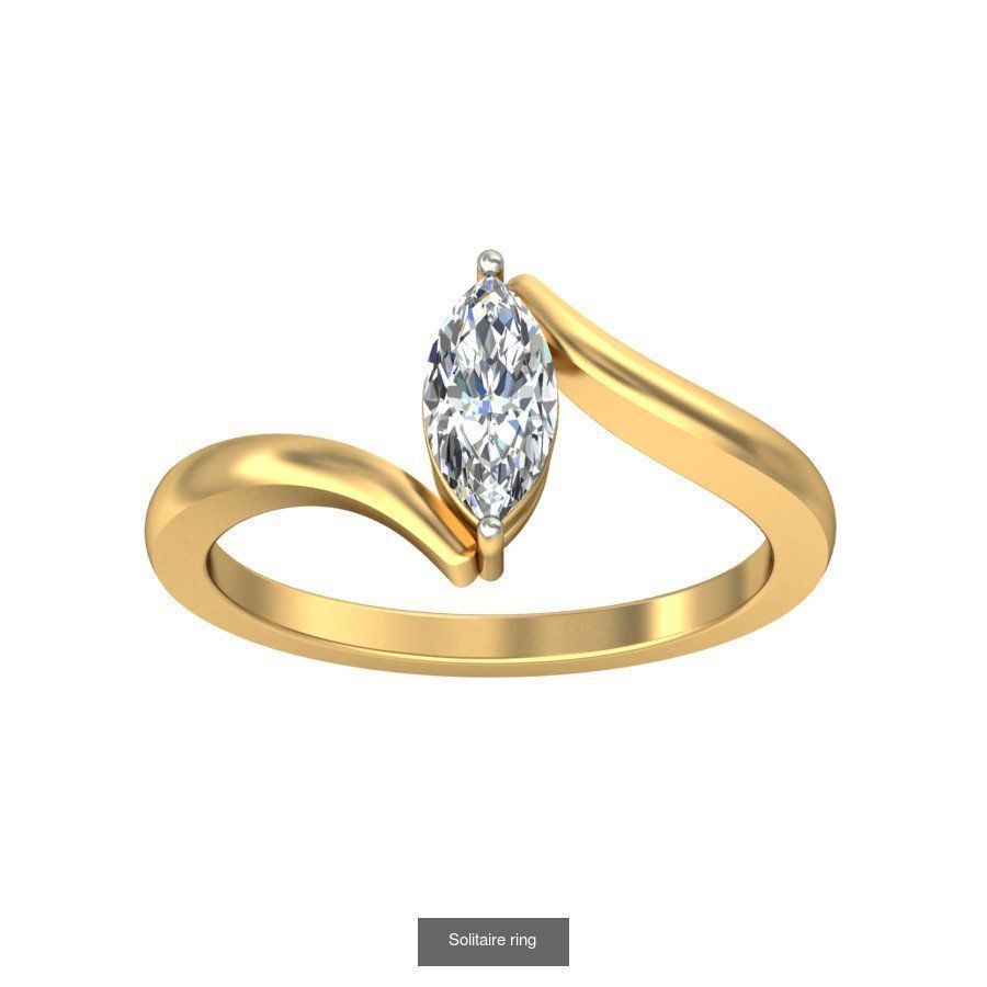 48 Solitaire ring 3D Model Collection_29