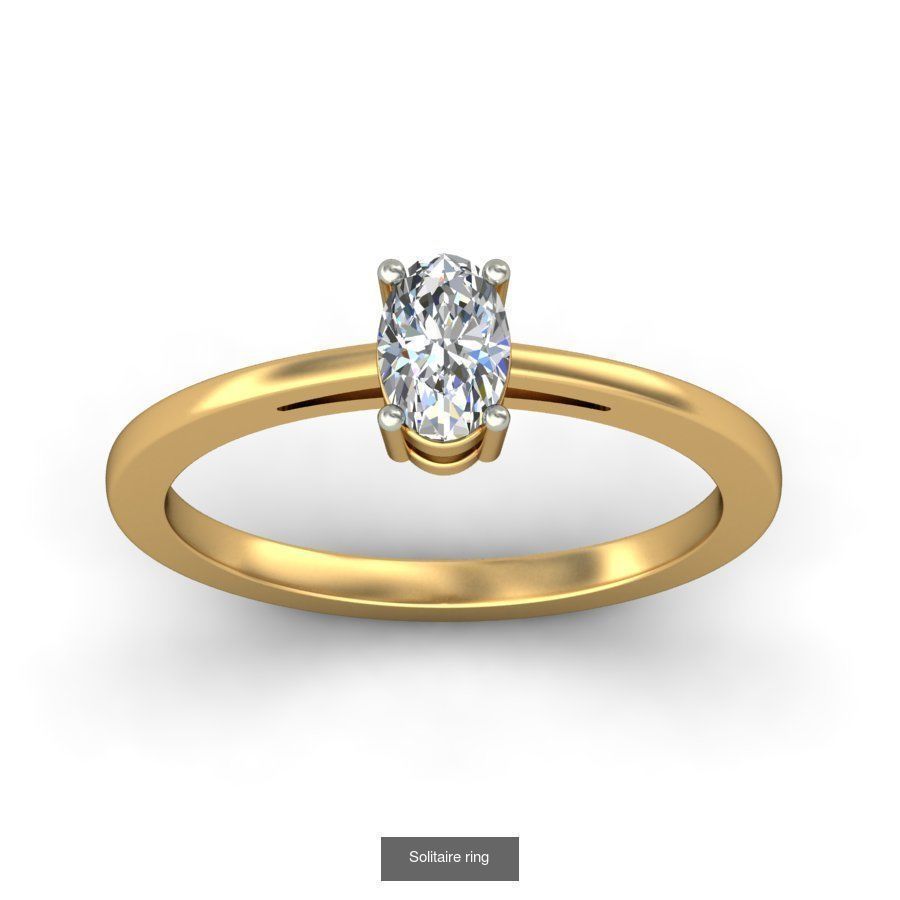 48 Solitaire ring 3D Model Collection_20