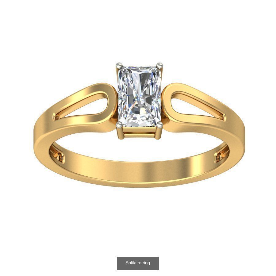 48 Solitaire ring 3D Model Collection_42