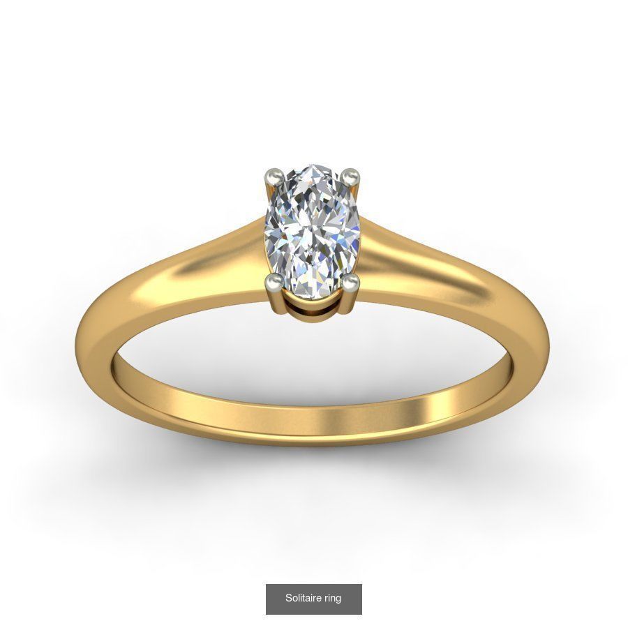 48 Solitaire ring 3D Model Collection_21