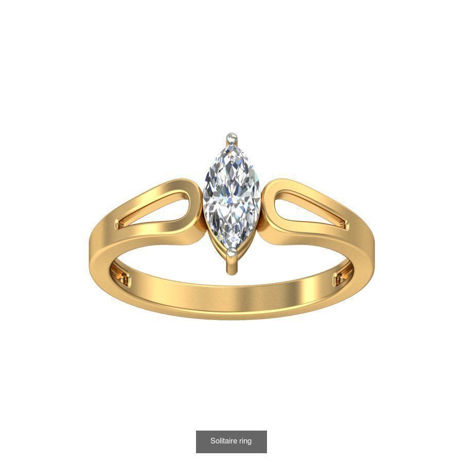 48 Solitaire ring 3D Model Collection_27