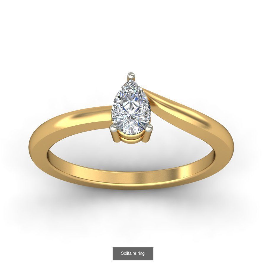 48 Solitaire ring 3D Model Collection_19