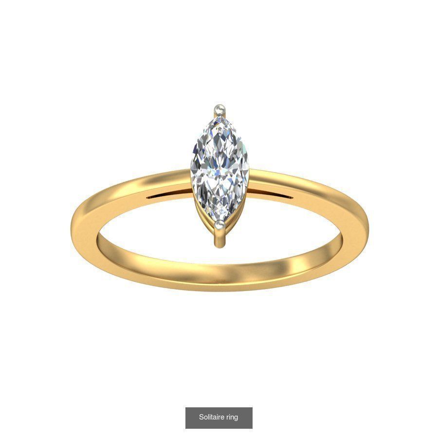 48 Solitaire ring 3D Model Collection_25