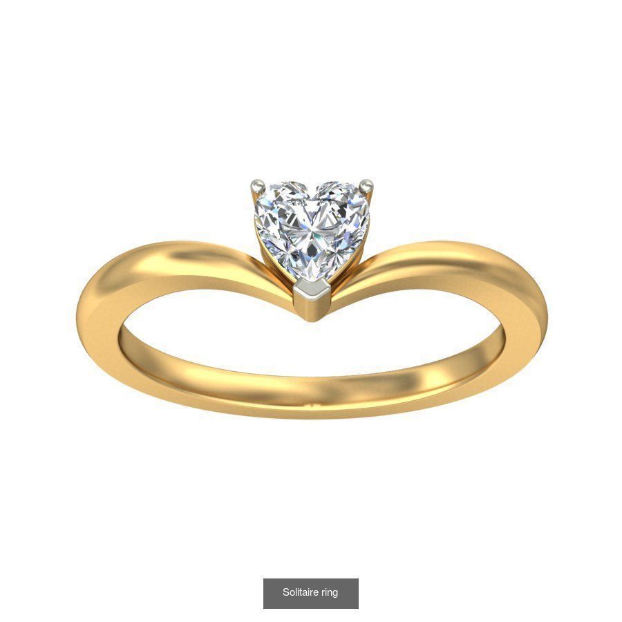 48 Solitaire ring 3D Model Collection_38