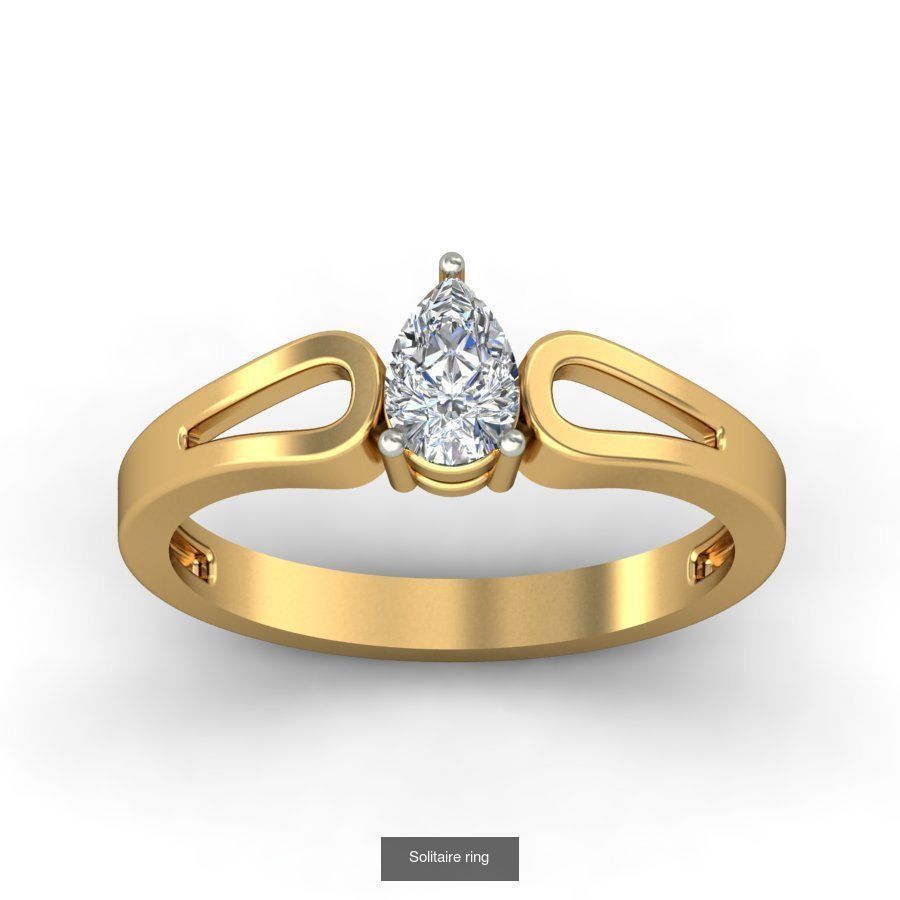 48 Solitaire ring 3D Model Collection_18