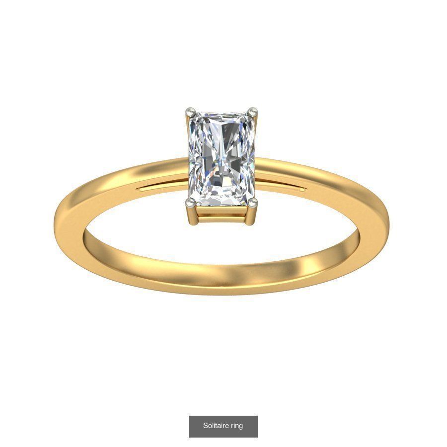 48 Solitaire ring 3D Model Collection_40