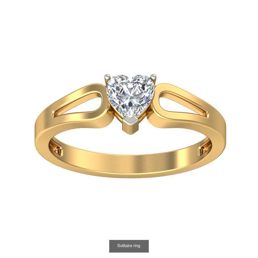 48 Solitaire ring 3D Model Collection_37
