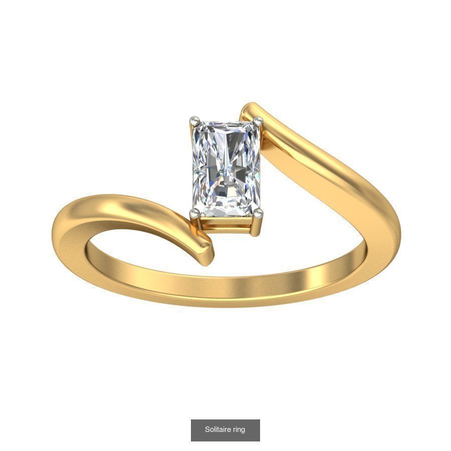 48 Solitaire ring 3D Model Collection_43