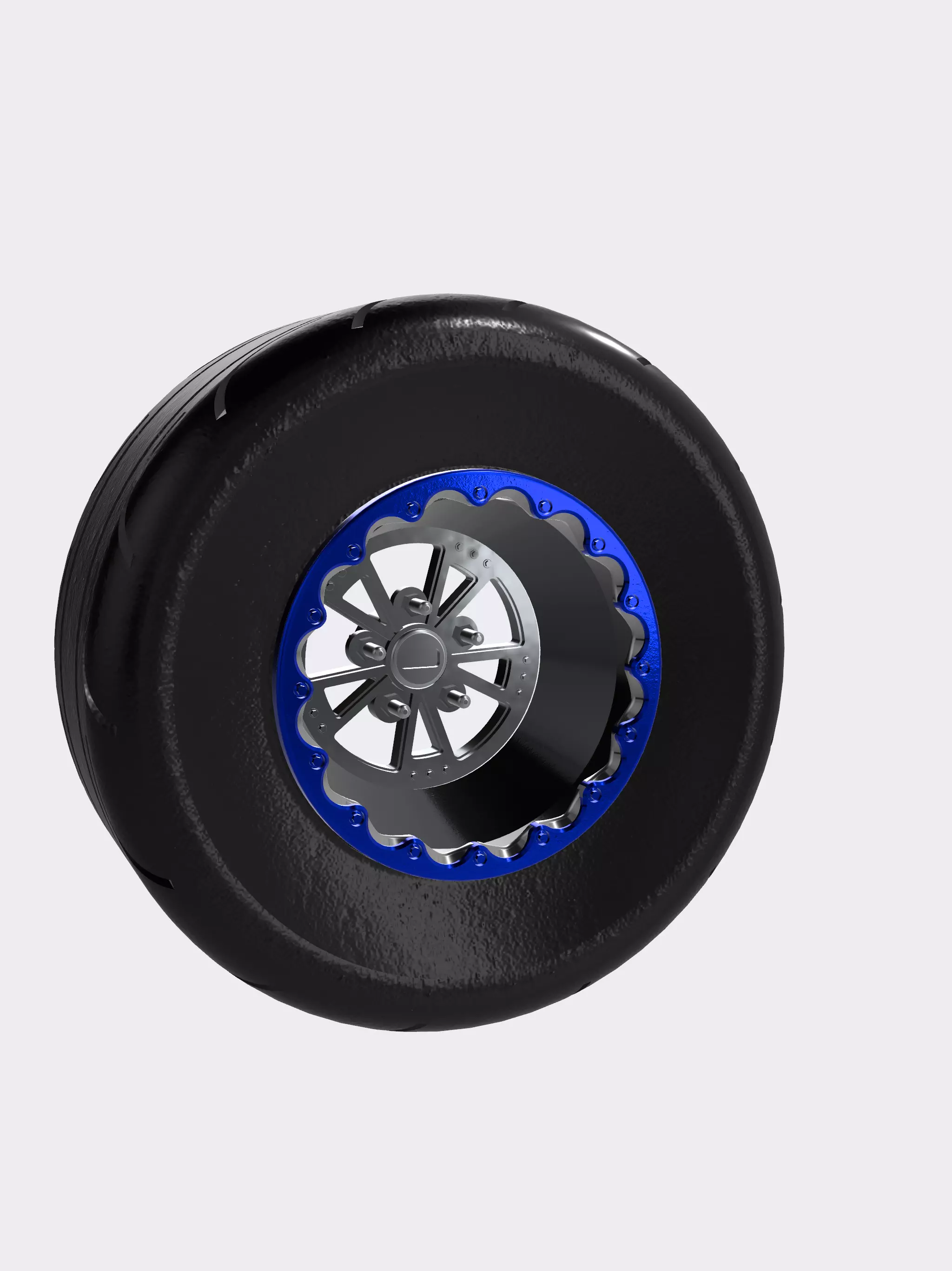 Drag Wheel COMBO RC Components Hammer 15inch Radial 3D print model