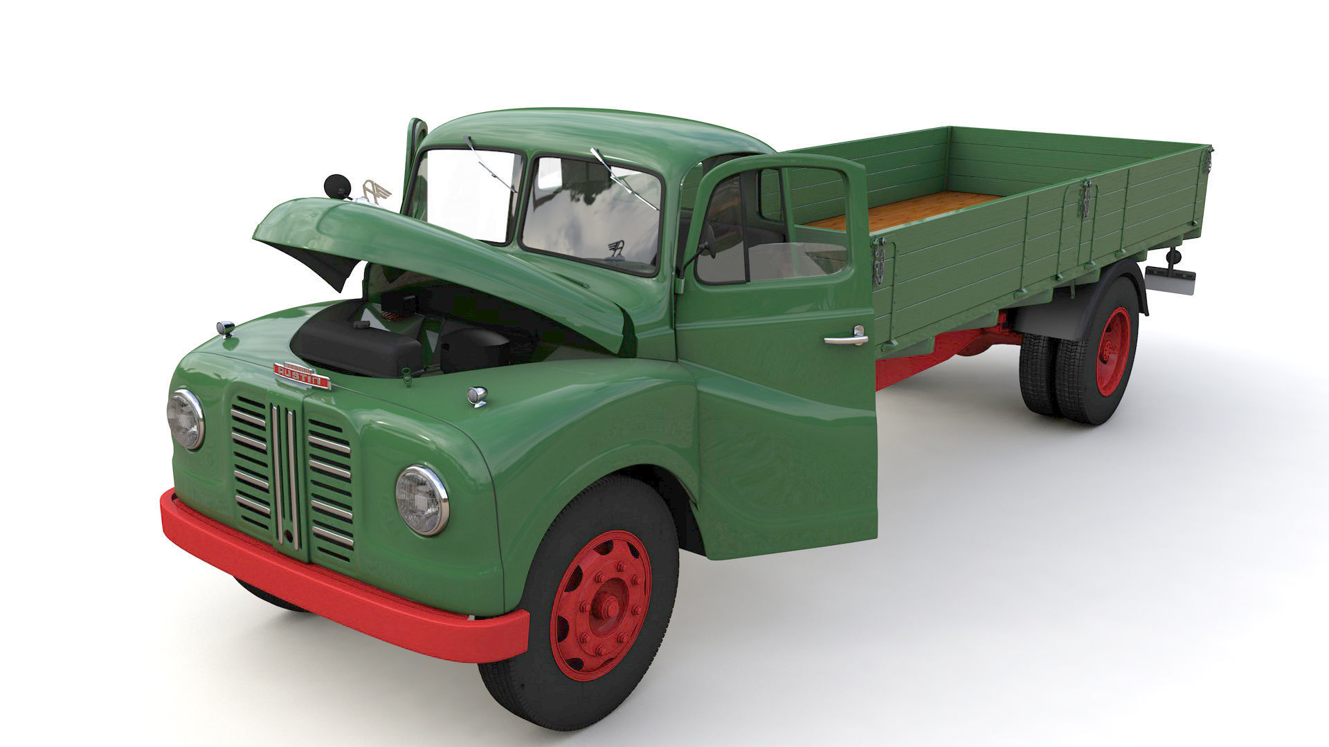 Austin Loadstar K4 1952 3D model_1