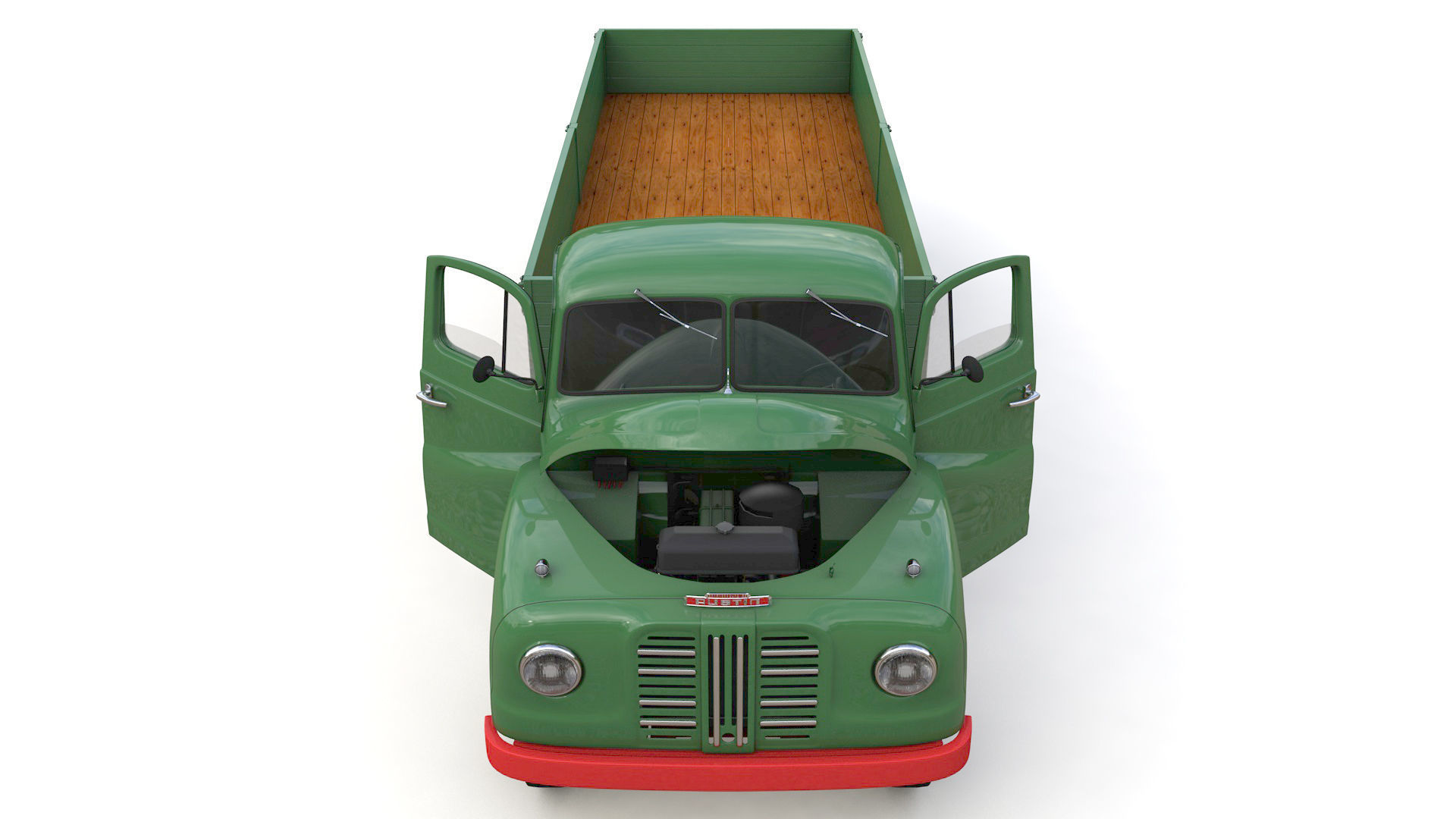 Austin Loadstar K4 1952 3D model_3