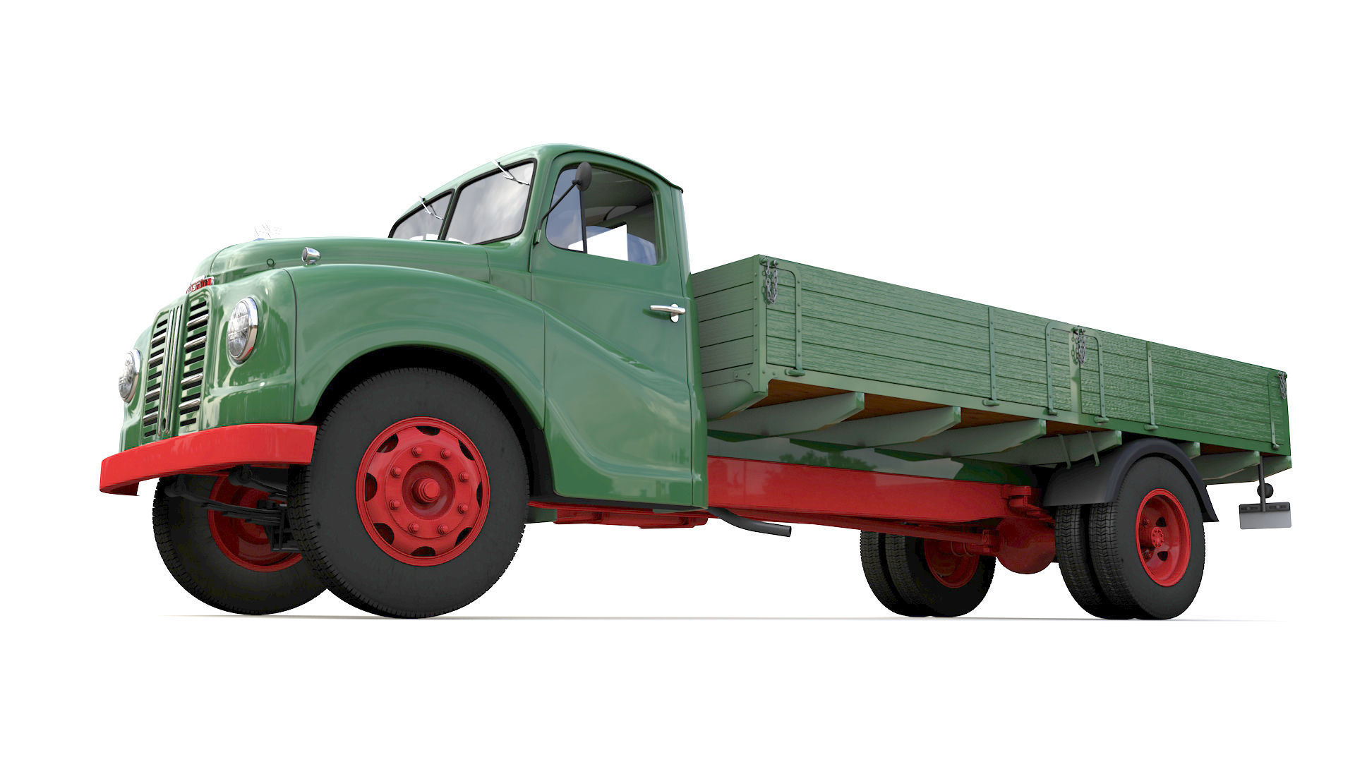 Austin Loadstar K4 1952 3D model_6