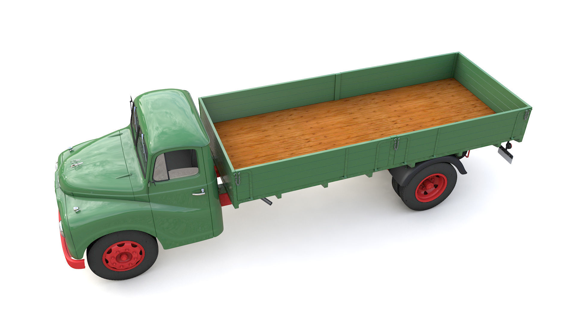 Austin Loadstar K4 1952 3D model_11