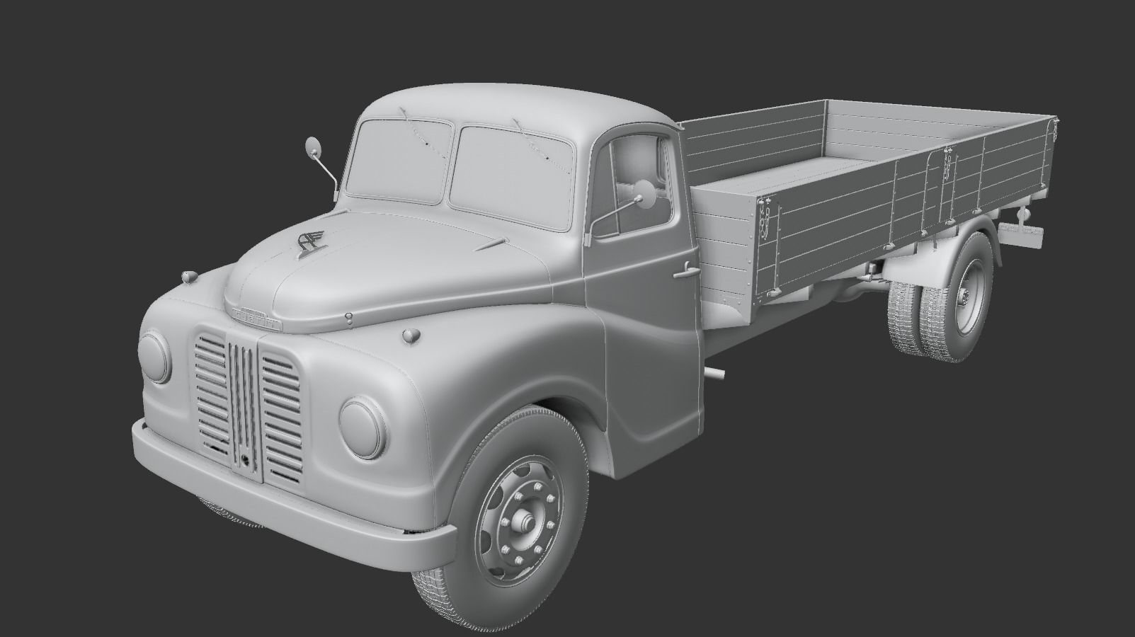 Austin Loadstar K4 1952 3D model_13