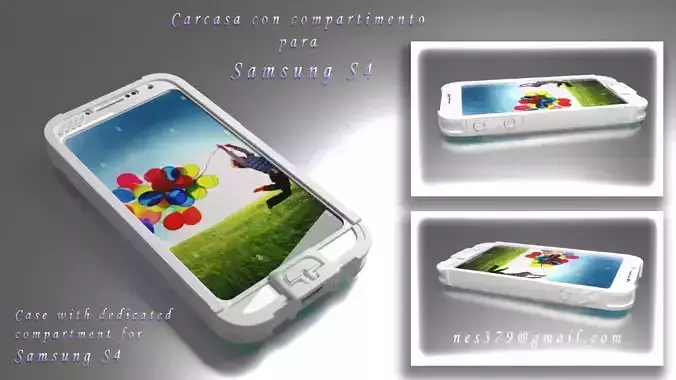 Carcasa para Samsung S4 3D print model