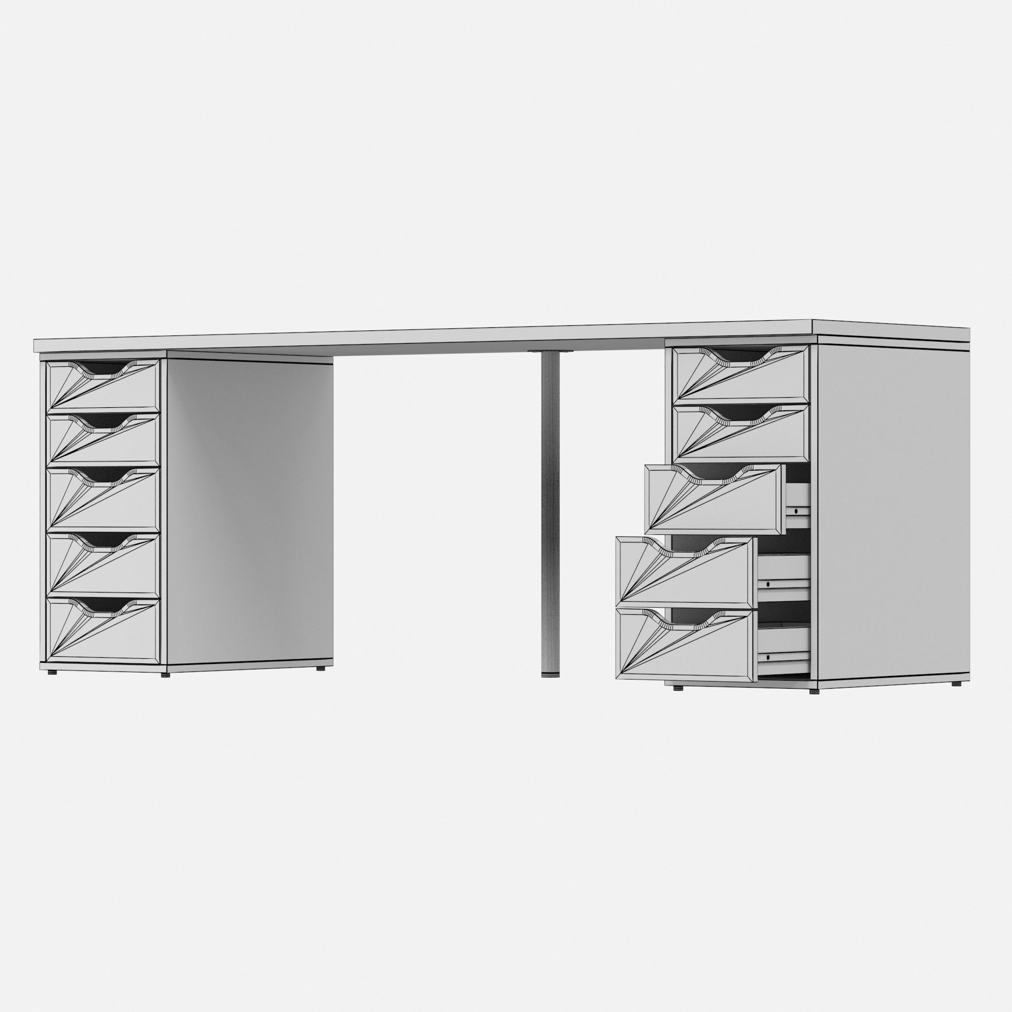 LAGKAPTEN  ALEX ALEX - Desk 3D model_11