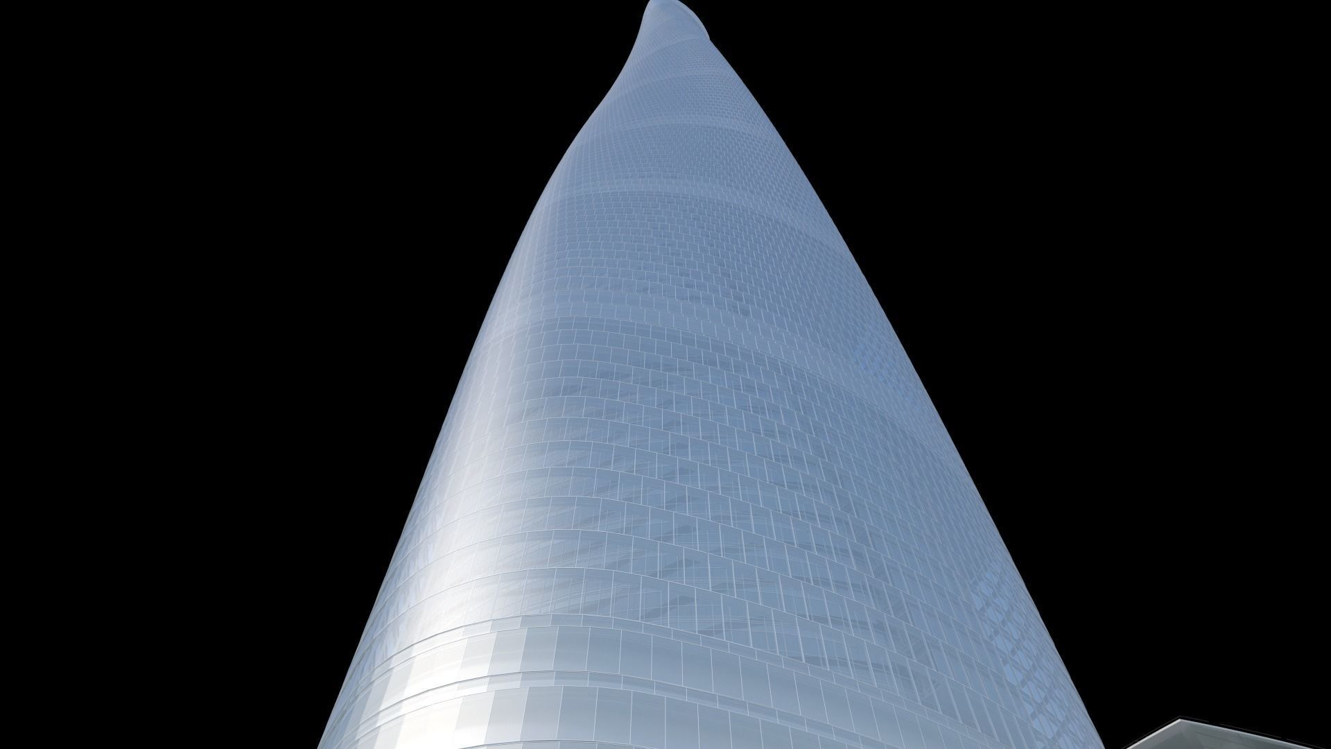 Shanghai Tower China 3D model_17