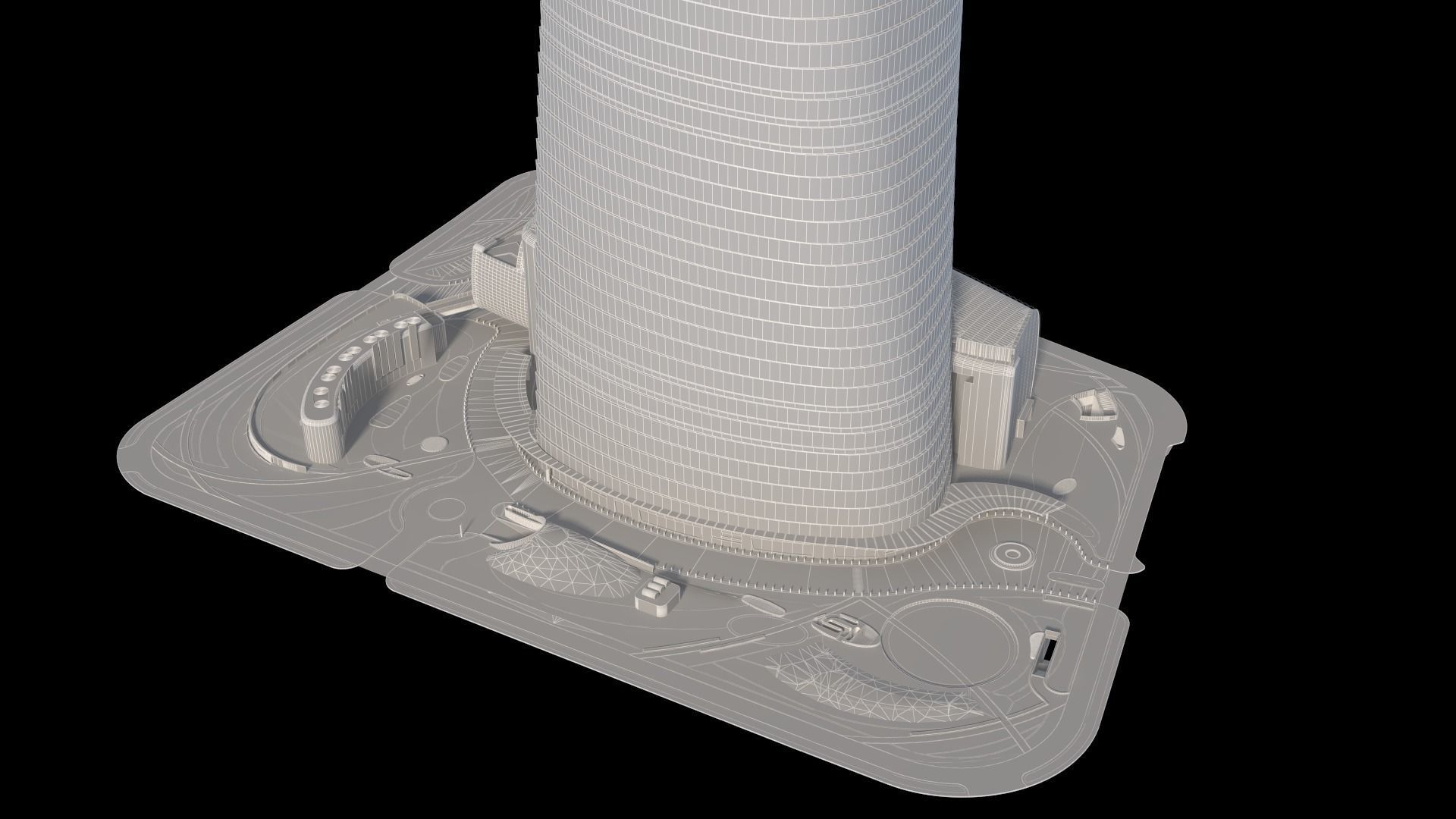 Shanghai Tower China 3D model_26