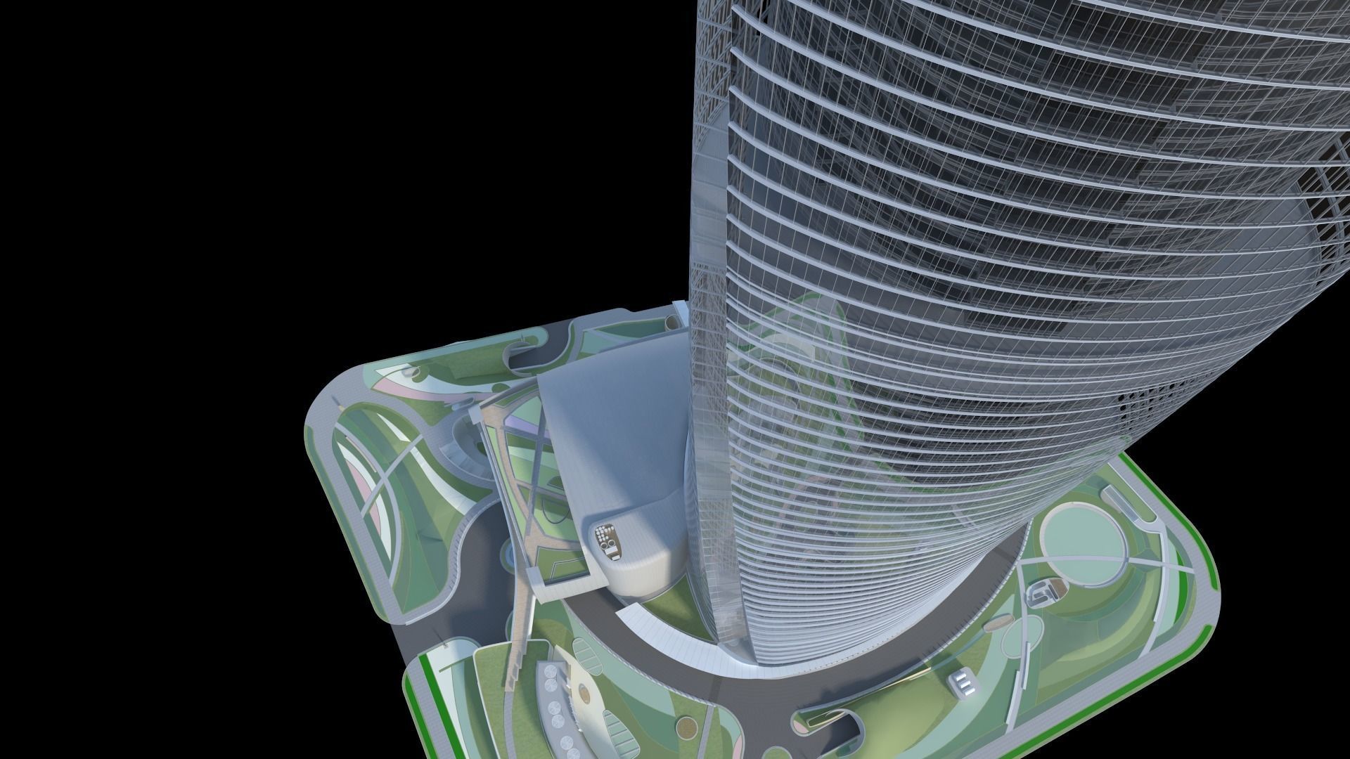 Shanghai Tower China 3D model_25