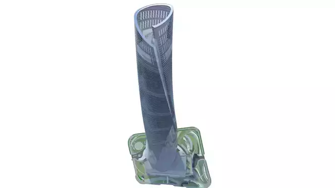 Shanghai Tower China 3D model