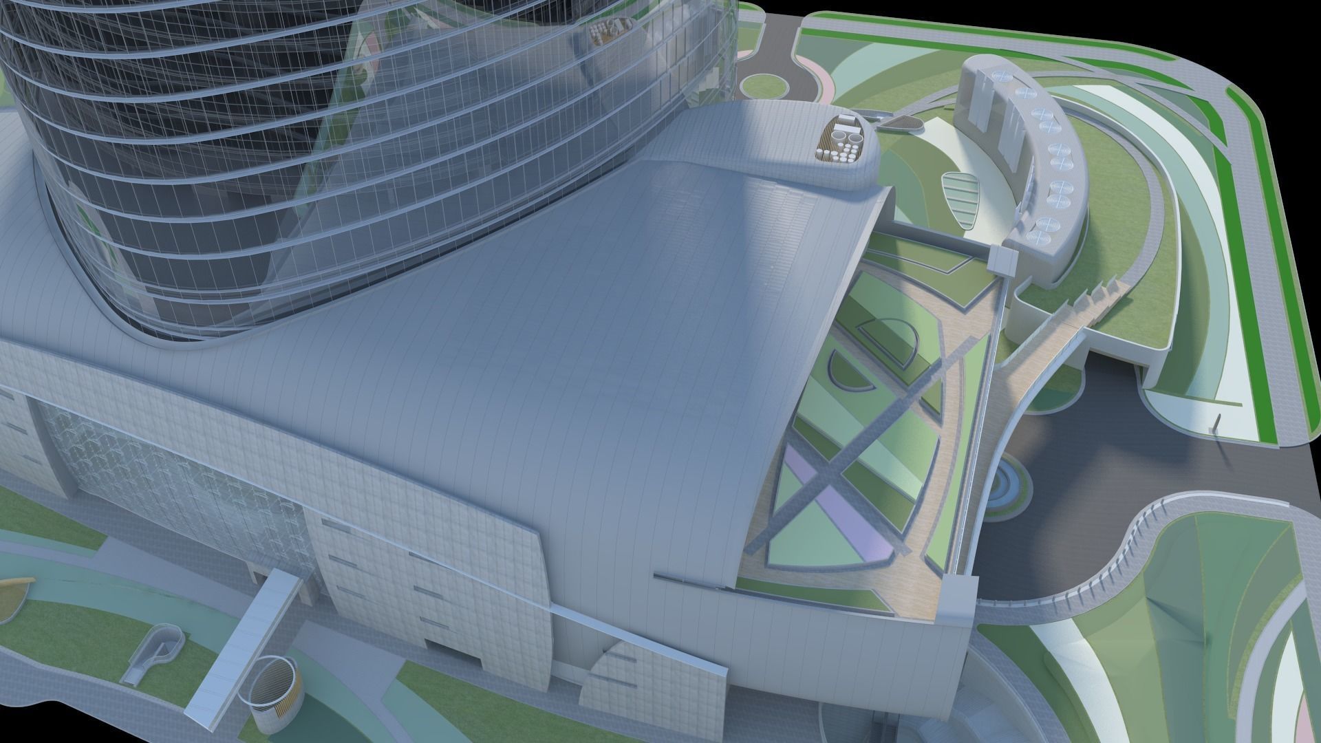 Shanghai Tower China 3D model_18