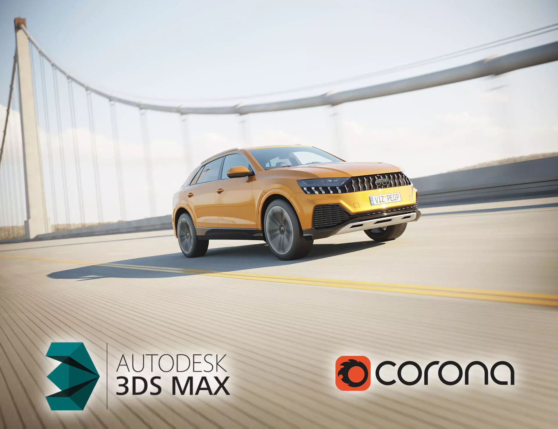 Bridge 3D Scene for Automotive 3D model