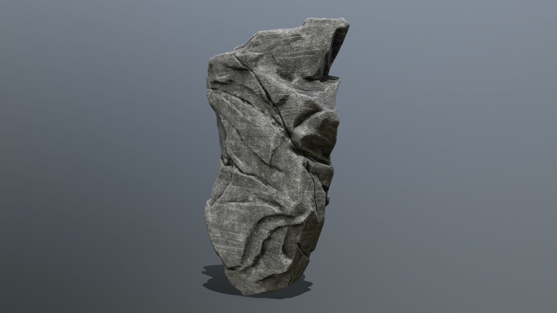 rocks rock Low-poly 3D model_8