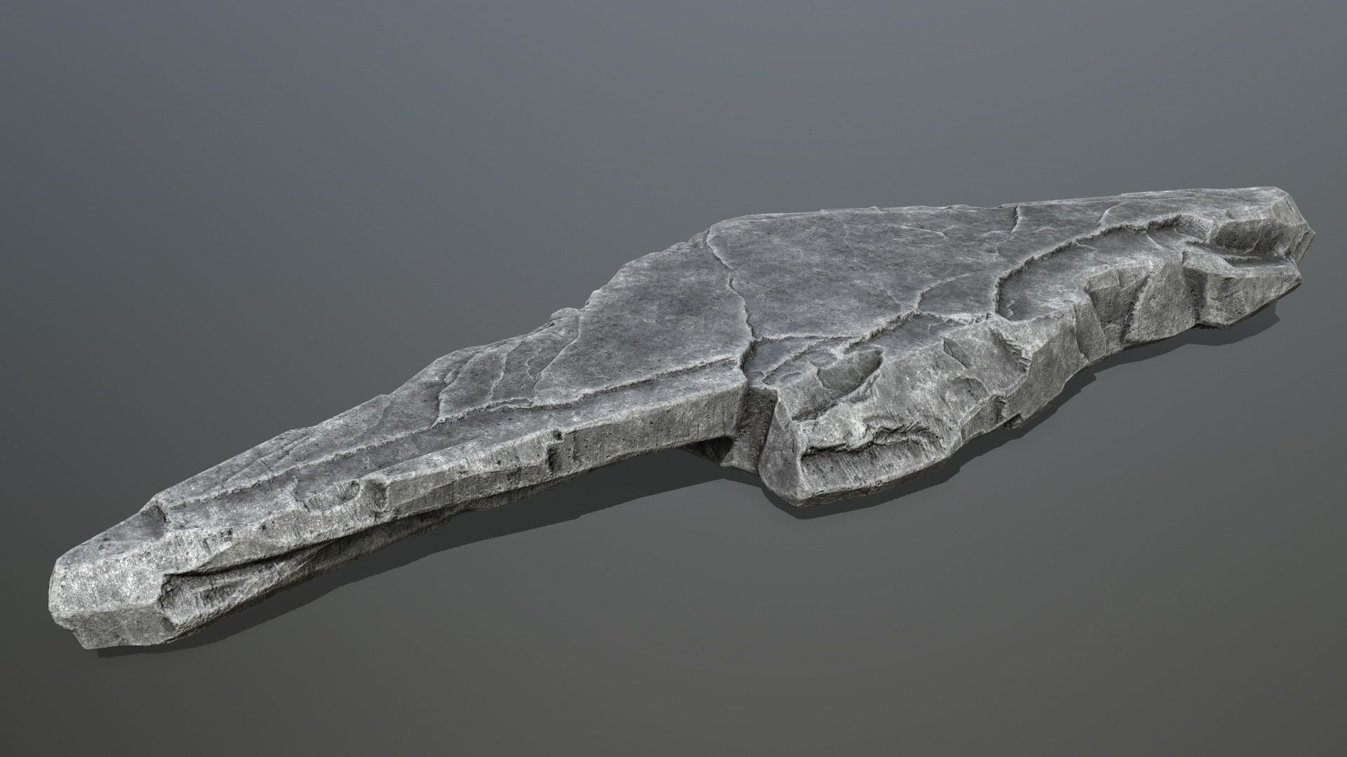 rocks rock Low-poly 3D model_5