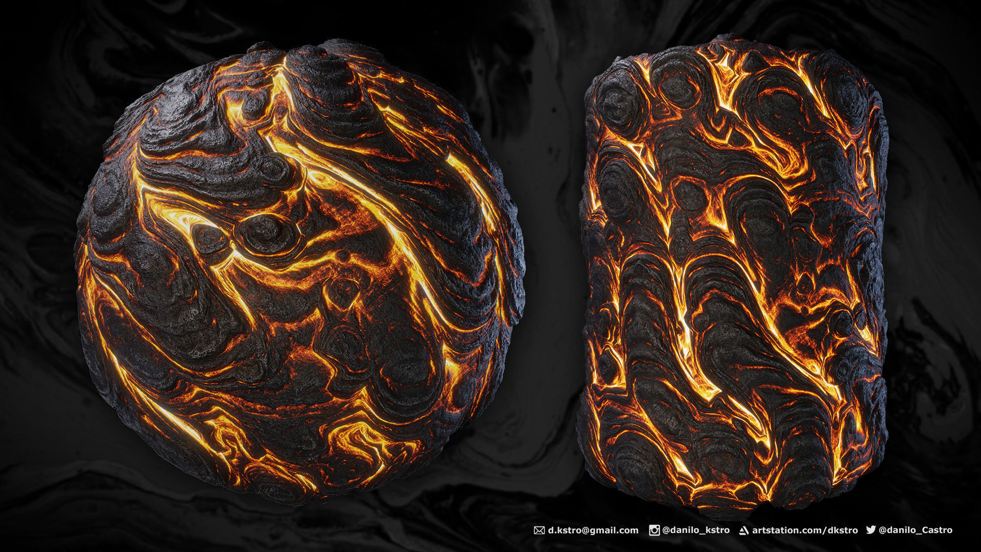 Volcanic Lava - Procedural Texture Texture_1