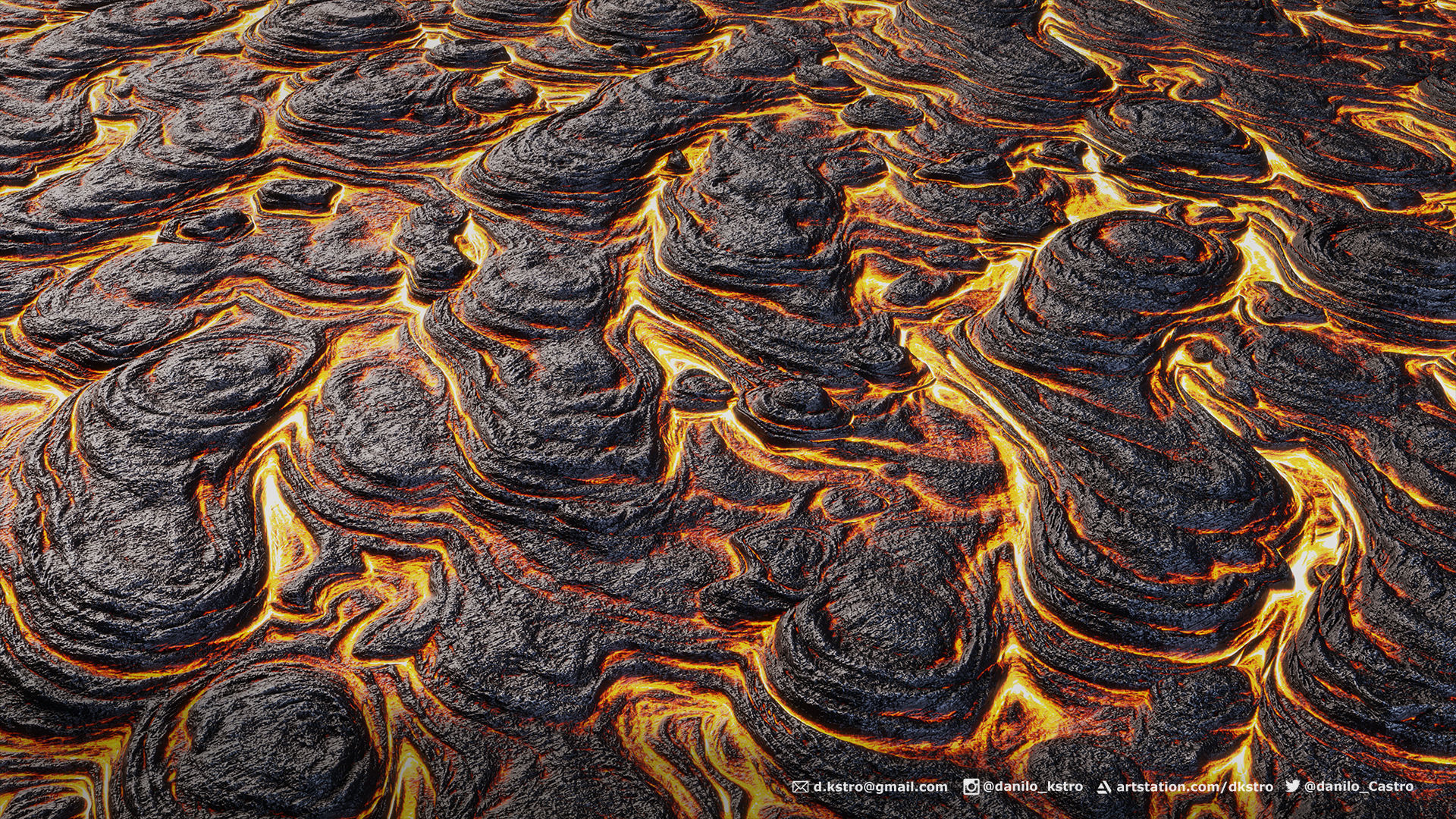 Volcanic Lava - Procedural Texture Texture_2