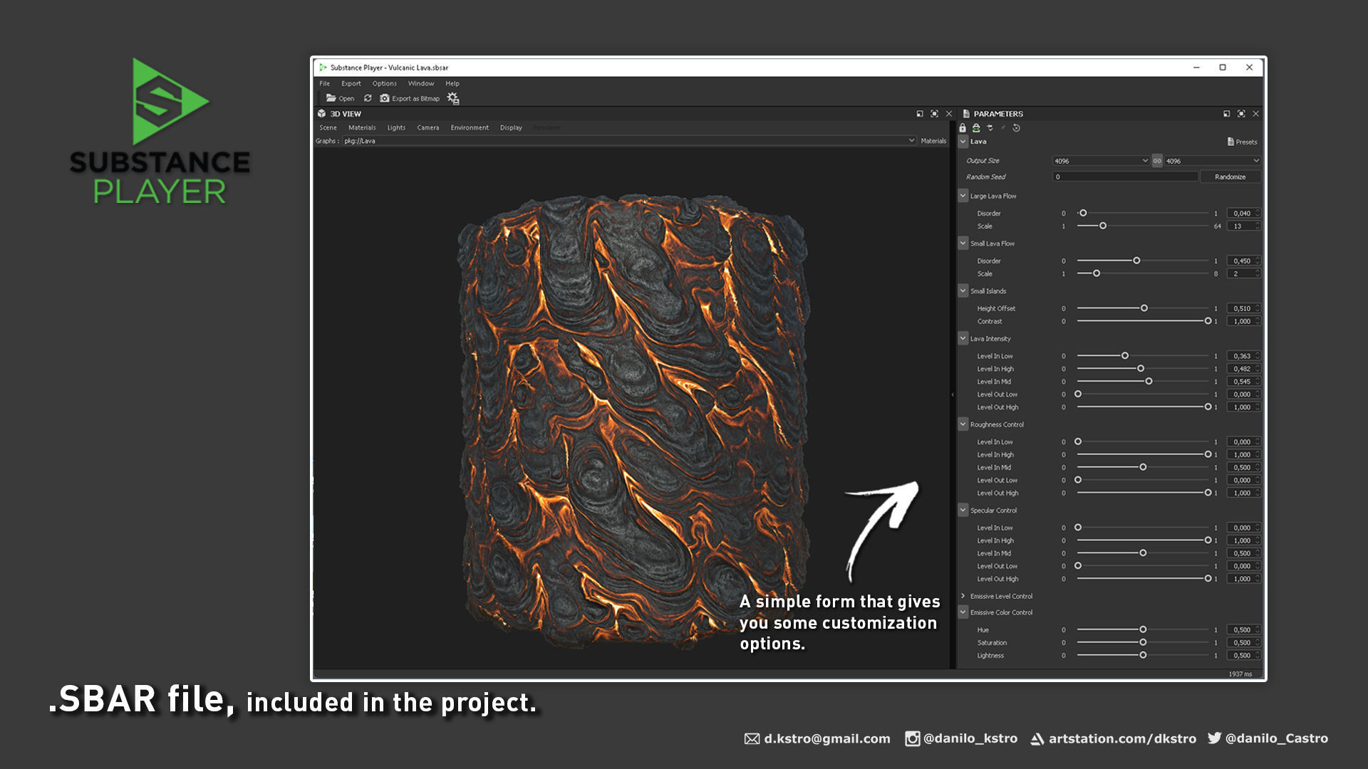 Volcanic Lava - Procedural Texture Texture_5