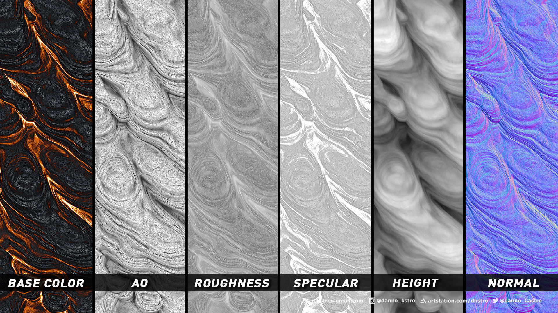 Volcanic Lava - Procedural Texture Texture_3