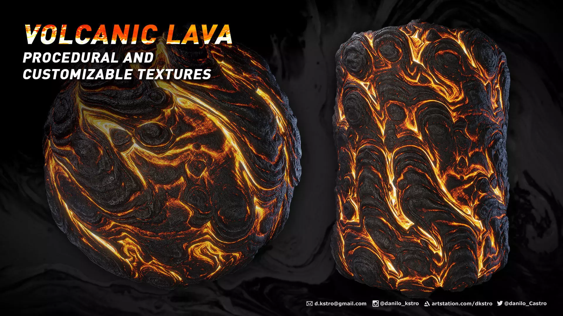 Volcanic Lava - Procedural Texture Texture_0