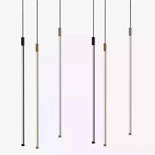 Mini Cylinder Black LED Pendant Light Single Light