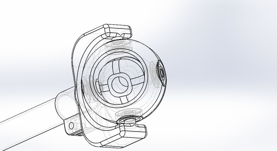 3D printed gimbal mechanism 3D print model_2