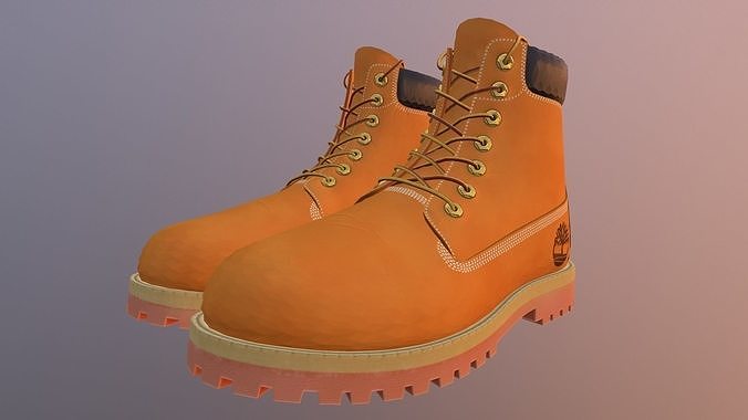 TIMBERLAND SHOES PBR Low-poly 3D model