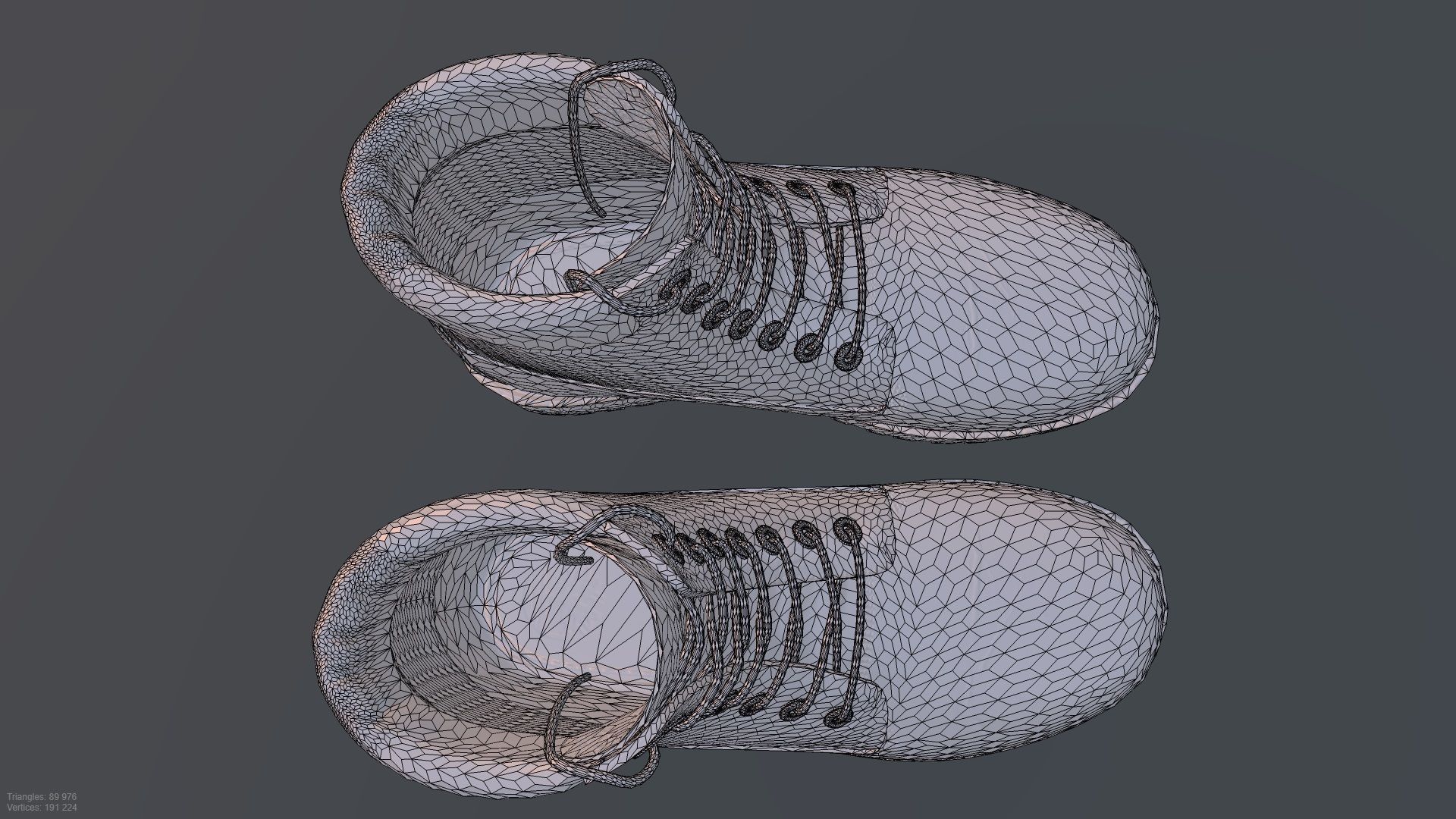 TIMBERLAND SHOES PBR Low-poly 3D model_8