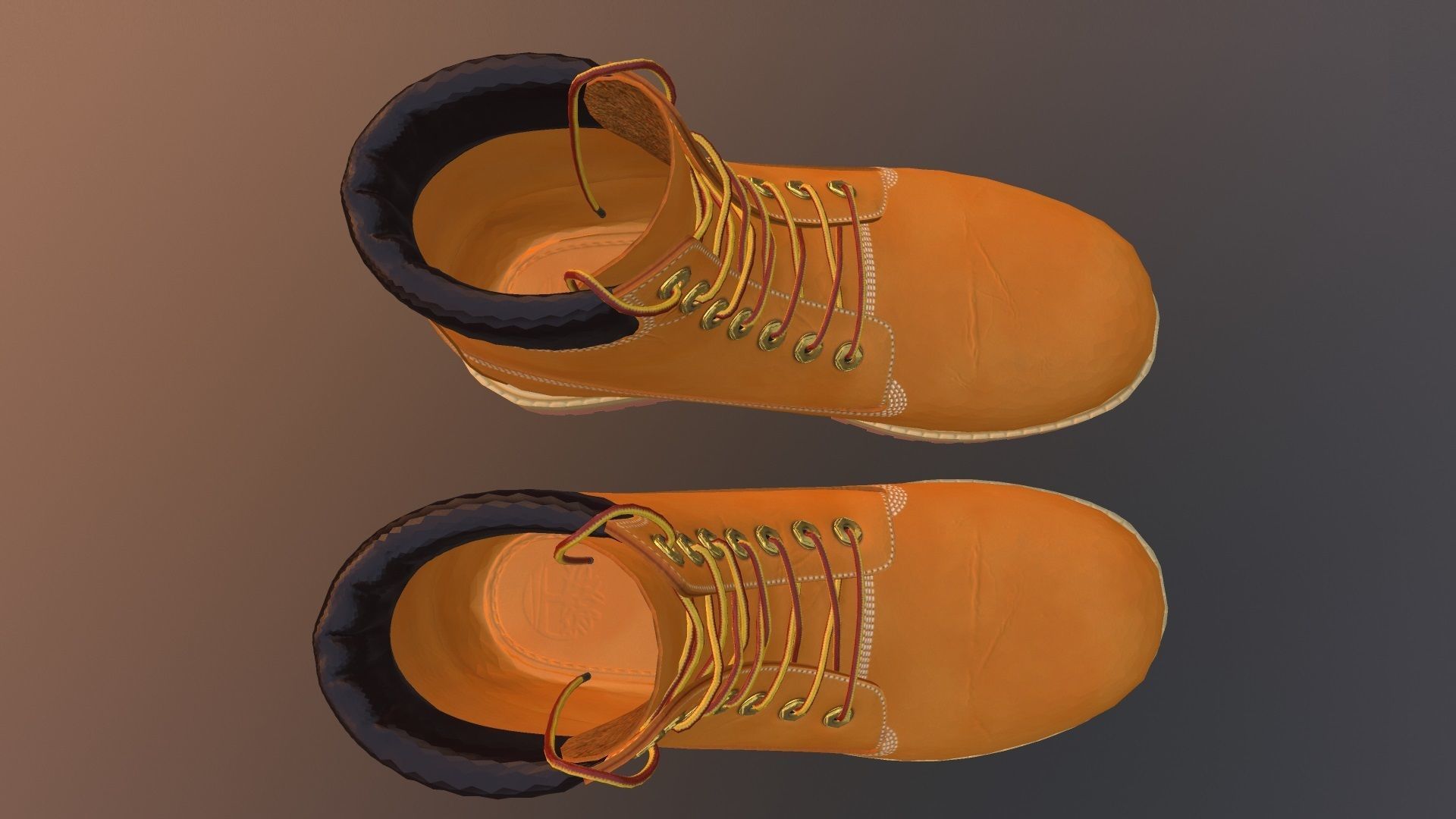 TIMBERLAND SHOES PBR Low-poly 3D model_7