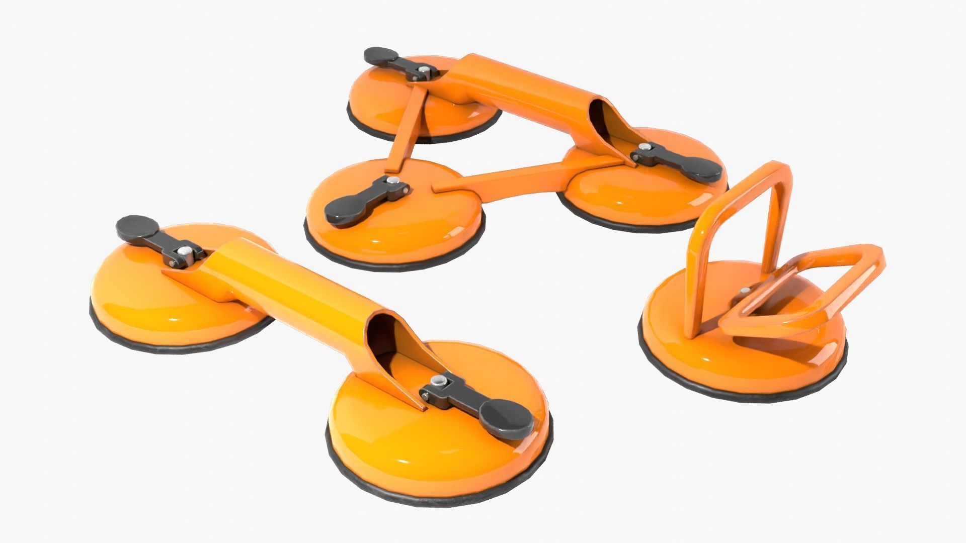 Glass Suction Pack Low-poly 3D model_12