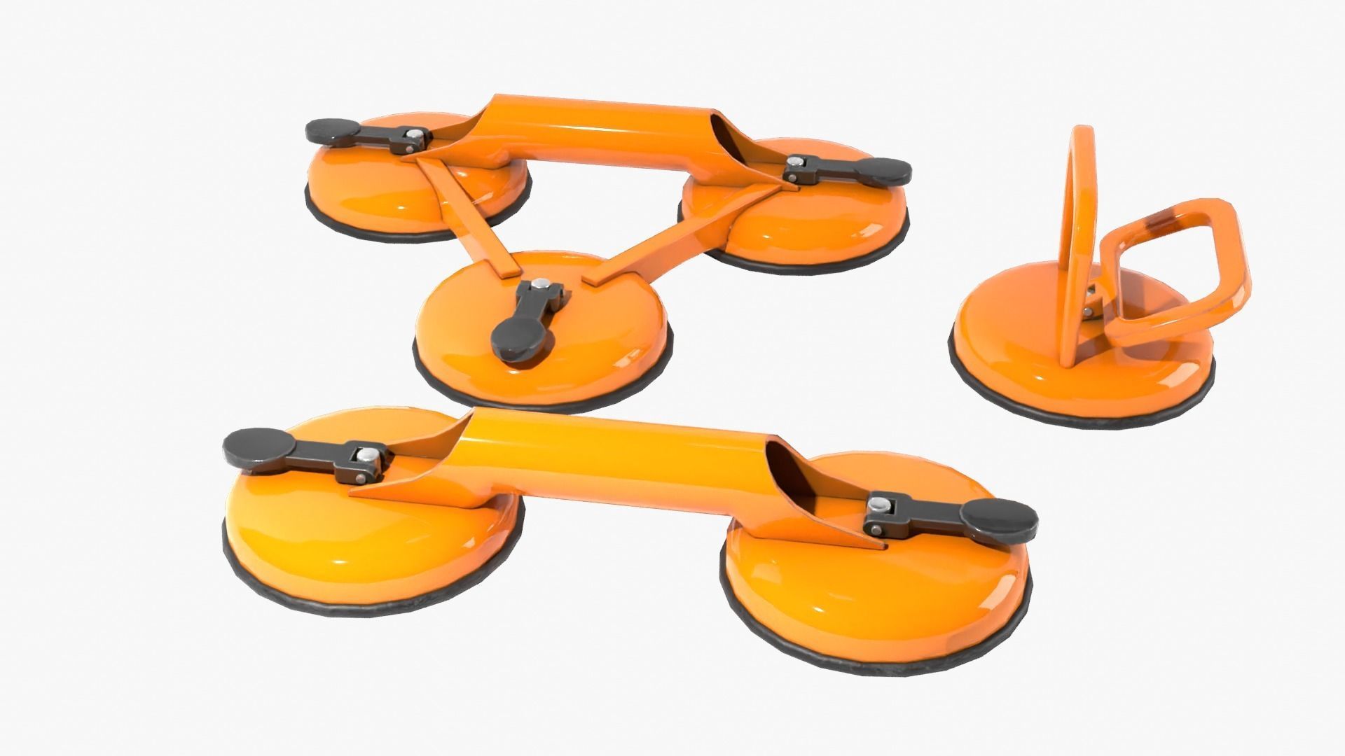 Glass Suction Pack Low-poly 3D model_11