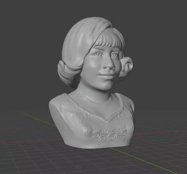 Aretha Franklin 3D print model_18