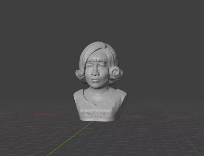 Aretha Franklin 3D print model_7