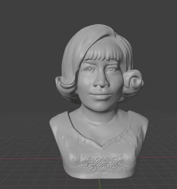 Aretha Franklin 3D print model_11