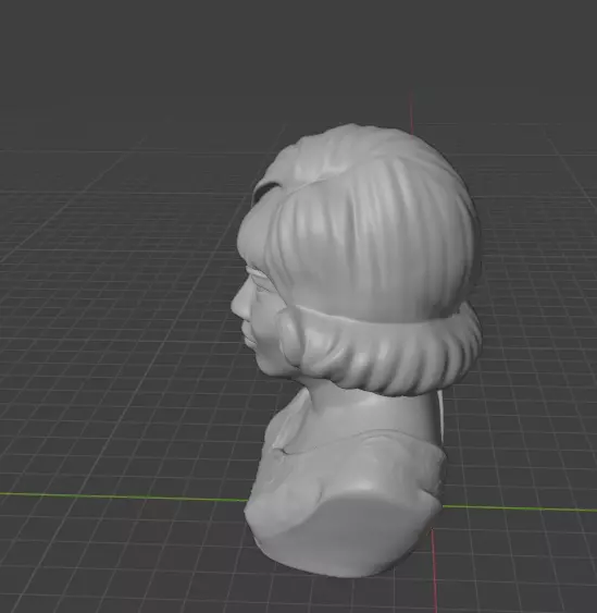 Aretha Franklin 3D print model_1
