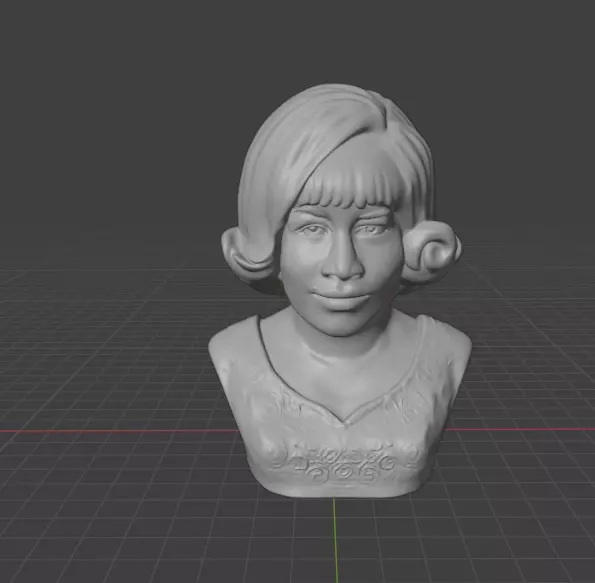 Aretha Franklin 3D print model_6